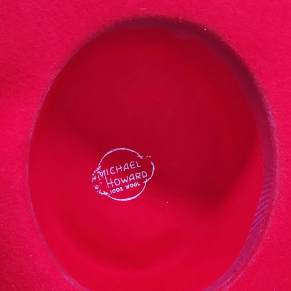 Vintage Felt Wool Fedora Style Hat / Velvet Band - Picture 9 of 10